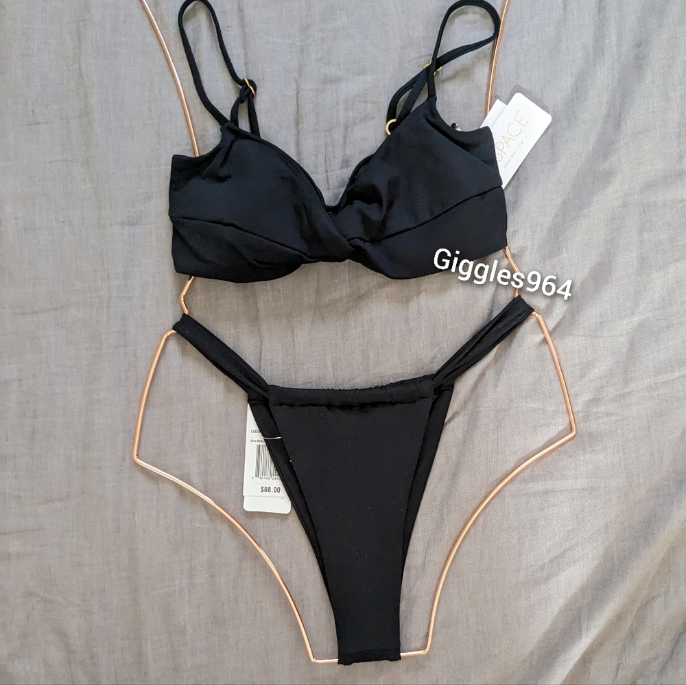 L*Space Ringo Gina Bikini Set Black